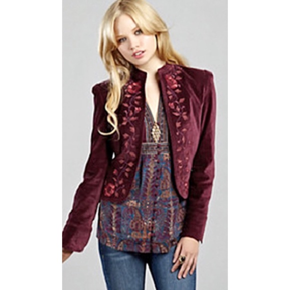 lucky brand velvet jacket